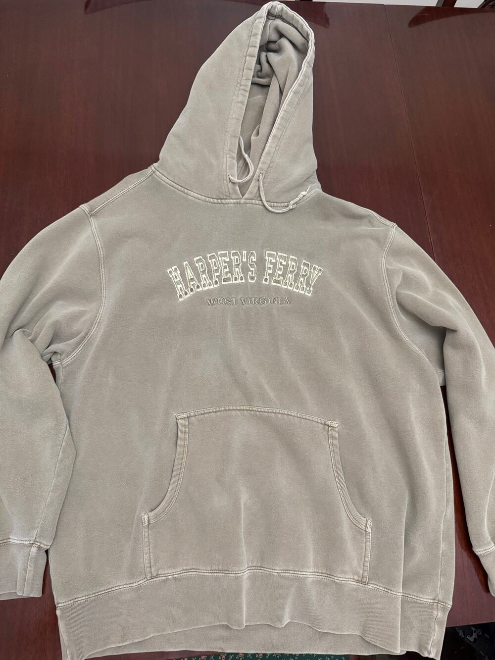 Vintage World Harper's Ferry West Virginia - Size Large - Faded Olive Green